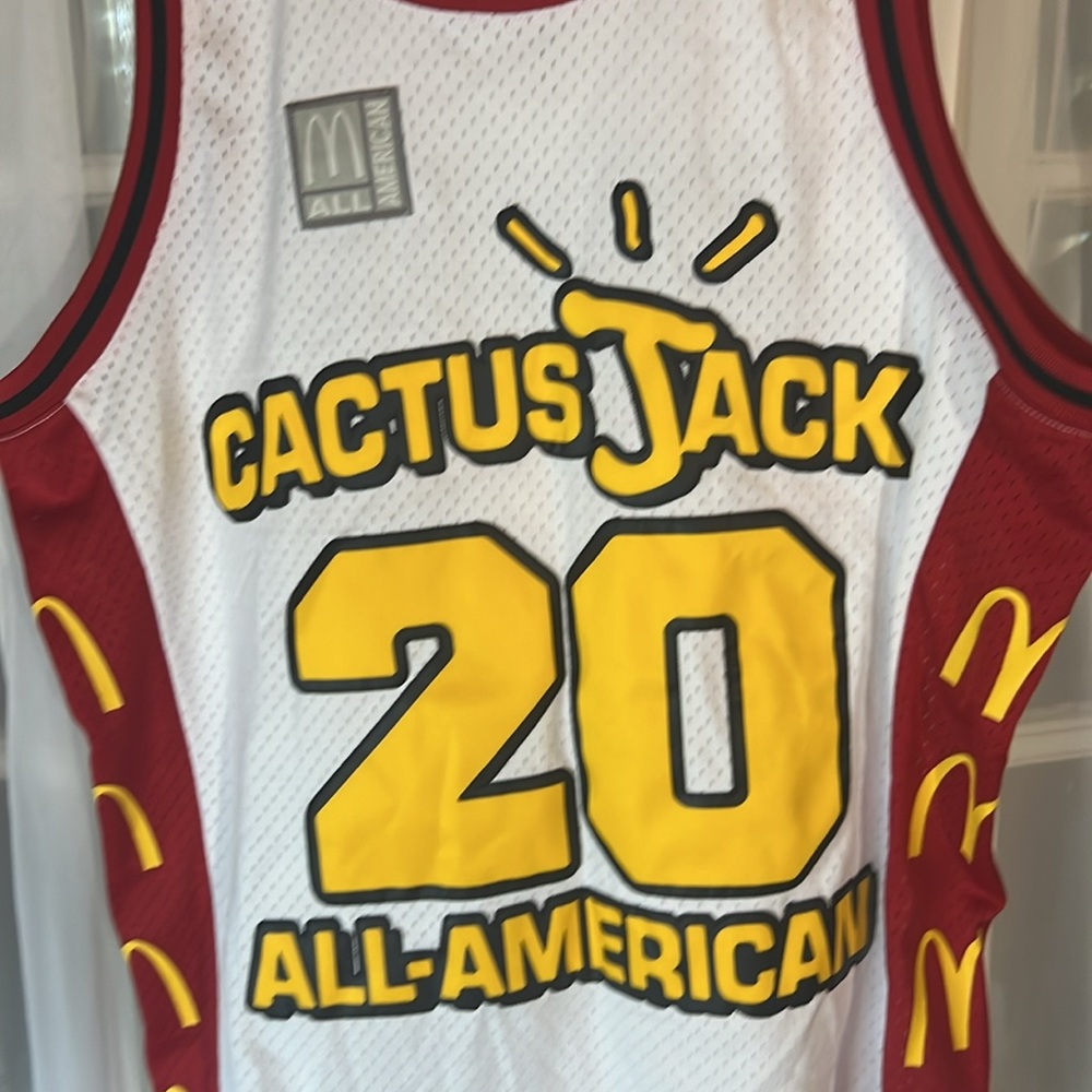 Travis Scott Cactus Jack x McDonalds All American Jersey Men’s Large